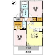 リビングタウン宇多津 B棟の間取り画像