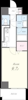 N residence SUMIYOSHI エヌレジデンス住吉の間取り画像