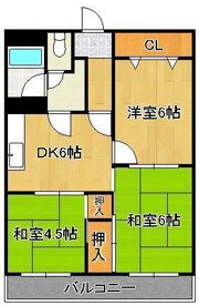 ベルガ本城の間取り画像