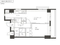 インプルーブ桜上水の間取り画像