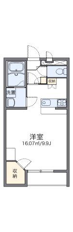 レオパレスラフォーレ風早Ⅱの間取り画像