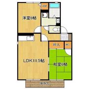 フラッターMの間取り画像