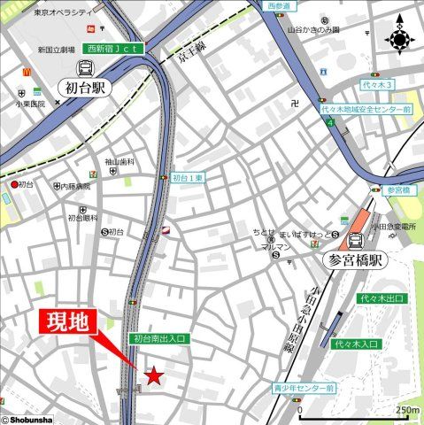 近くに施設あり