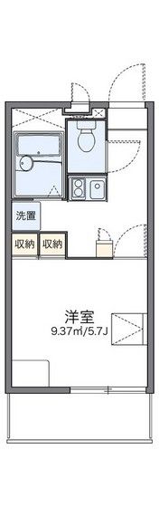 レオパレスプラムフィールドの間取り画像