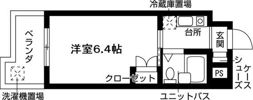 パティオ101の間取り画像