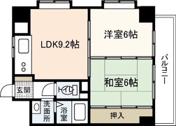 フレア21三滝の間取り画像