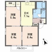 ファーブル衣干 A棟の間取り画像