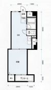 大学町マンションの間取り画像