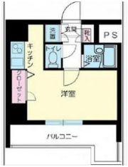 スカイコート神田第3の間取り画像