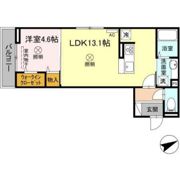 クレシアコートの間取り画像