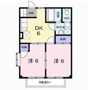 ハッピーシャトウⅠの間取り画像