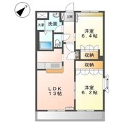カーサ愛 2番館の間取り画像