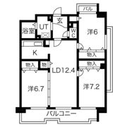 ふじハイツの間取り画像