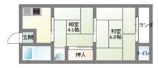 太陽マンションの間取り画像