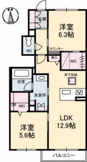 Hills Miyauchiの間取り画像