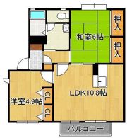 シャンテ星ヶ丘の間取り画像