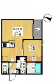 GRANDTIC リゲルBの間取り画像