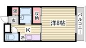 モナハイツ八雲の間取り画像