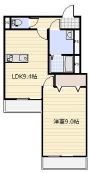 ルフレ Lの間取り画像