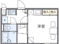 レオパレスオズメゾンの間取り画像