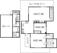 クオーレアカツカの間取り画像