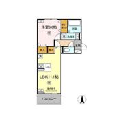 ハイムセラ出水の間取り画像