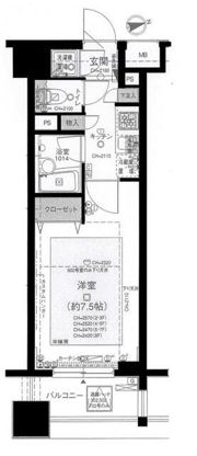 パレステュディオ九段〈北の丸〉の間取り画像