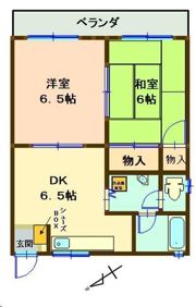 サンパレス葵の間取り画像