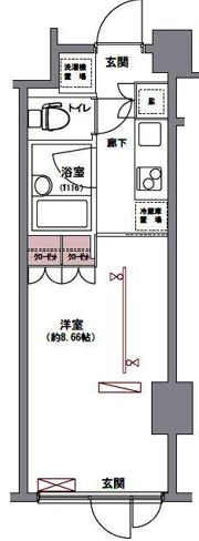 feeth神楽坂の間取り画像