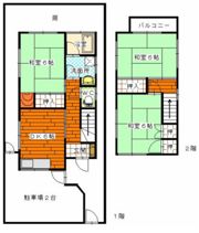 渡部貸家の間取り画像