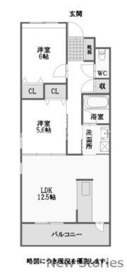 エスポワールの間取り画像