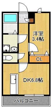 チェリーブロッサム感田の間取り画像
