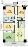 サーパス萱町公園の間取り画像