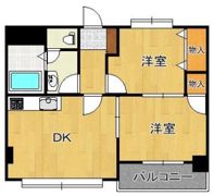 レジデンシャル門司港の間取り画像