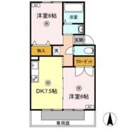 ファミール桃の郷 A棟の間取り画像