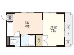 ハイム岡本の間取り画像
