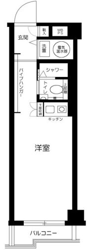 バルミー六本木の間取り画像