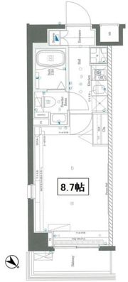 AZEST志村坂上Ⅱの間取り画像