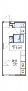 レオパレスグレイスの間取り画像