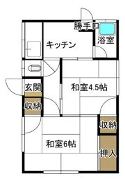 鯨井会社の間取り画像