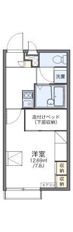 レオパレスグランドヒルズの間取り画像
