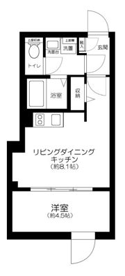 Le Nid 日本橋の間取り画像