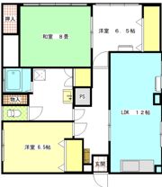 国際コーポの間取り画像