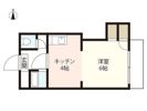 パル翠町(シングル)の間取り画像