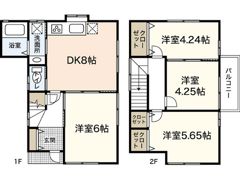 長岡邸の間取り画像
