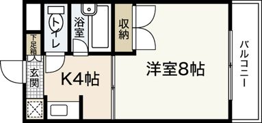 パティシェール吉川Ⅱの間取り画像