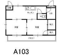 シティベールニュー若久Aの間取り画像