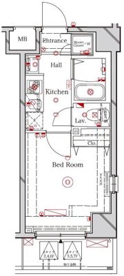 ラフィスタ品川ベイの間取り画像