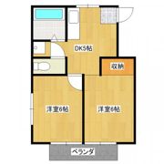 コーポ末松の間取り画像