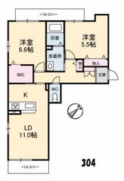 ベレオ大宮の間取り画像